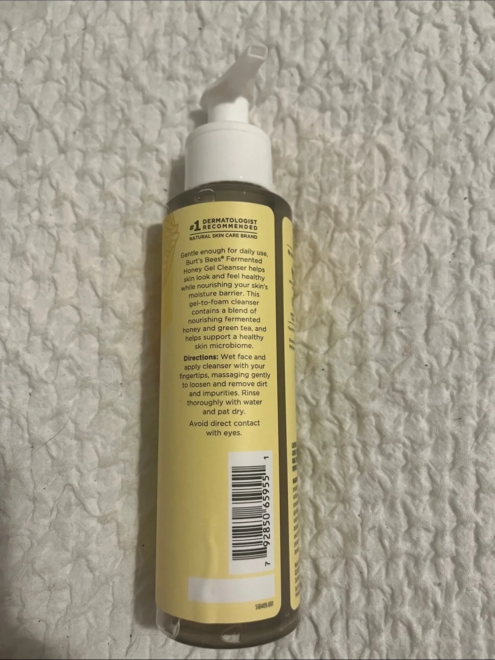 NWT Burt’s Bees Fermented Honey Gel Cleanser